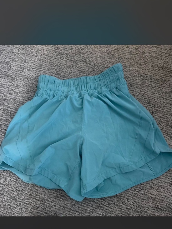 lululemon athletica Pants - lululemon athletica Aqua/Turquoise Running Shorts